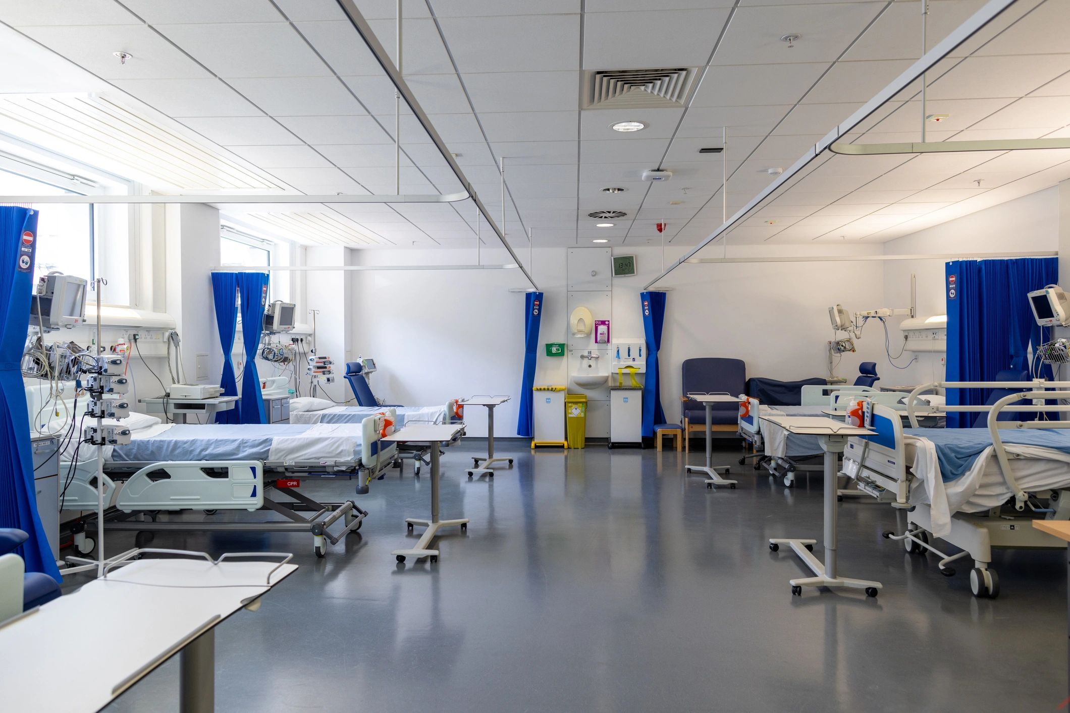 Private healthcare room interior